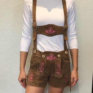 Authentic Women’s Lederhosen from Munich, Germany.